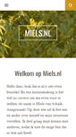 Mobile Screenshot of miels.nl